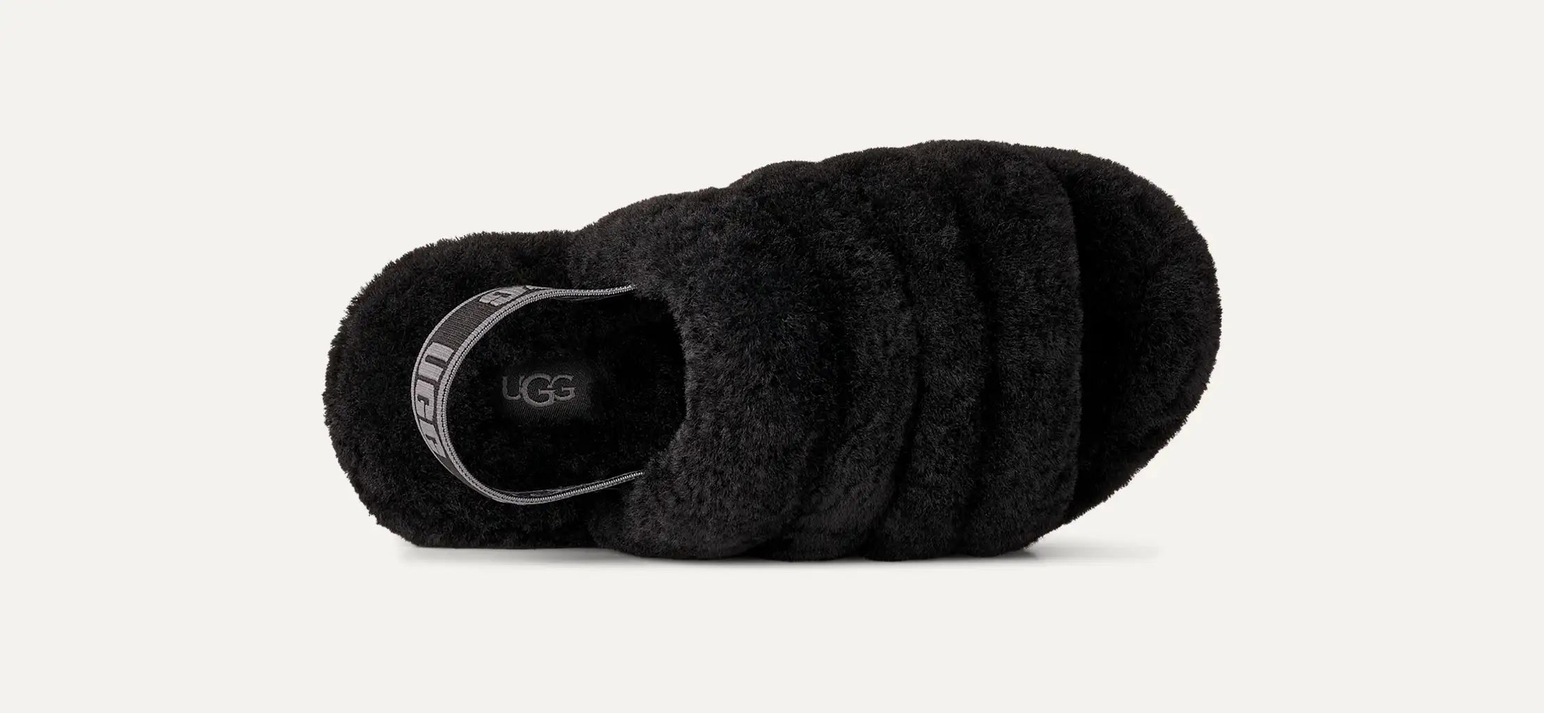 Kids' Fluff Yeah Slide - BLACK / DARK SHADOW