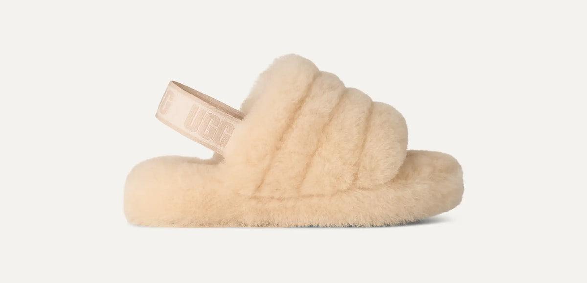 Kids' Fluff Yeah Slide - NATURAL / SEA SALT