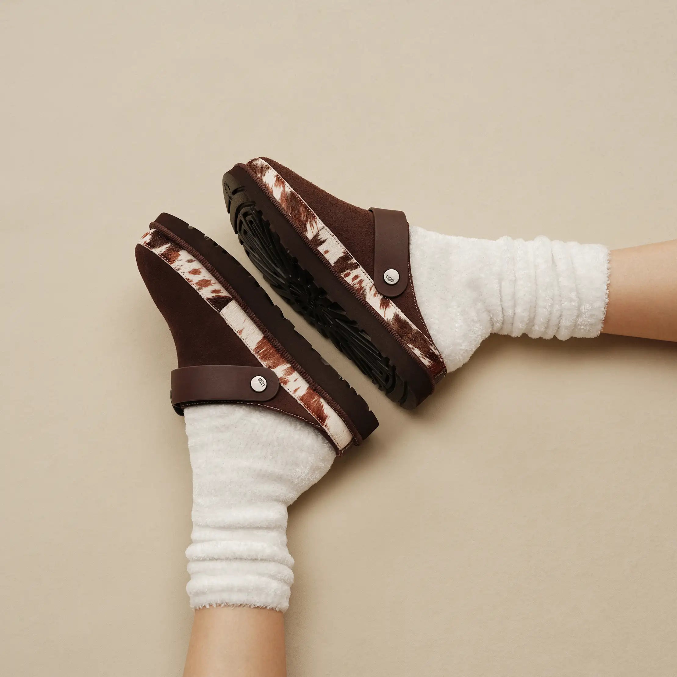 Women's Leda Cozy Sock - WHITE