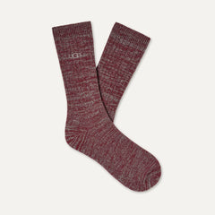 Men's Trey Rib Knit Crew - COFFEE BERRY