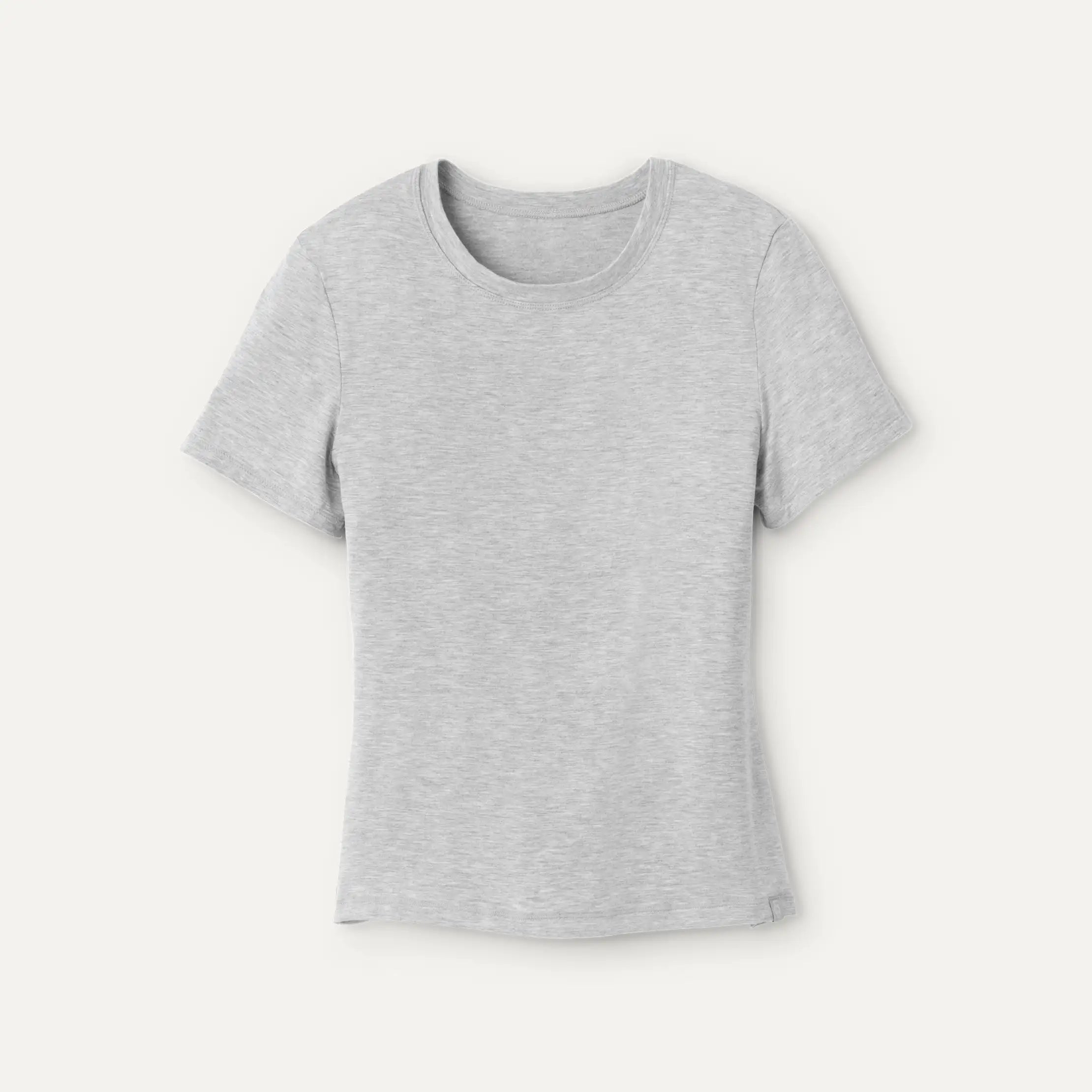 Women's Miriam Baby Tee - GREY HEATHER