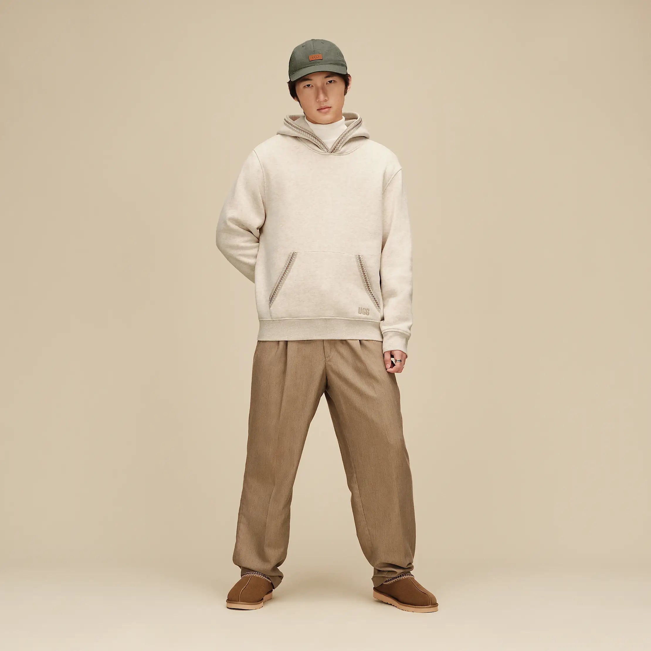 Men's Tasman Hoodie - CARIBOU HEATHER