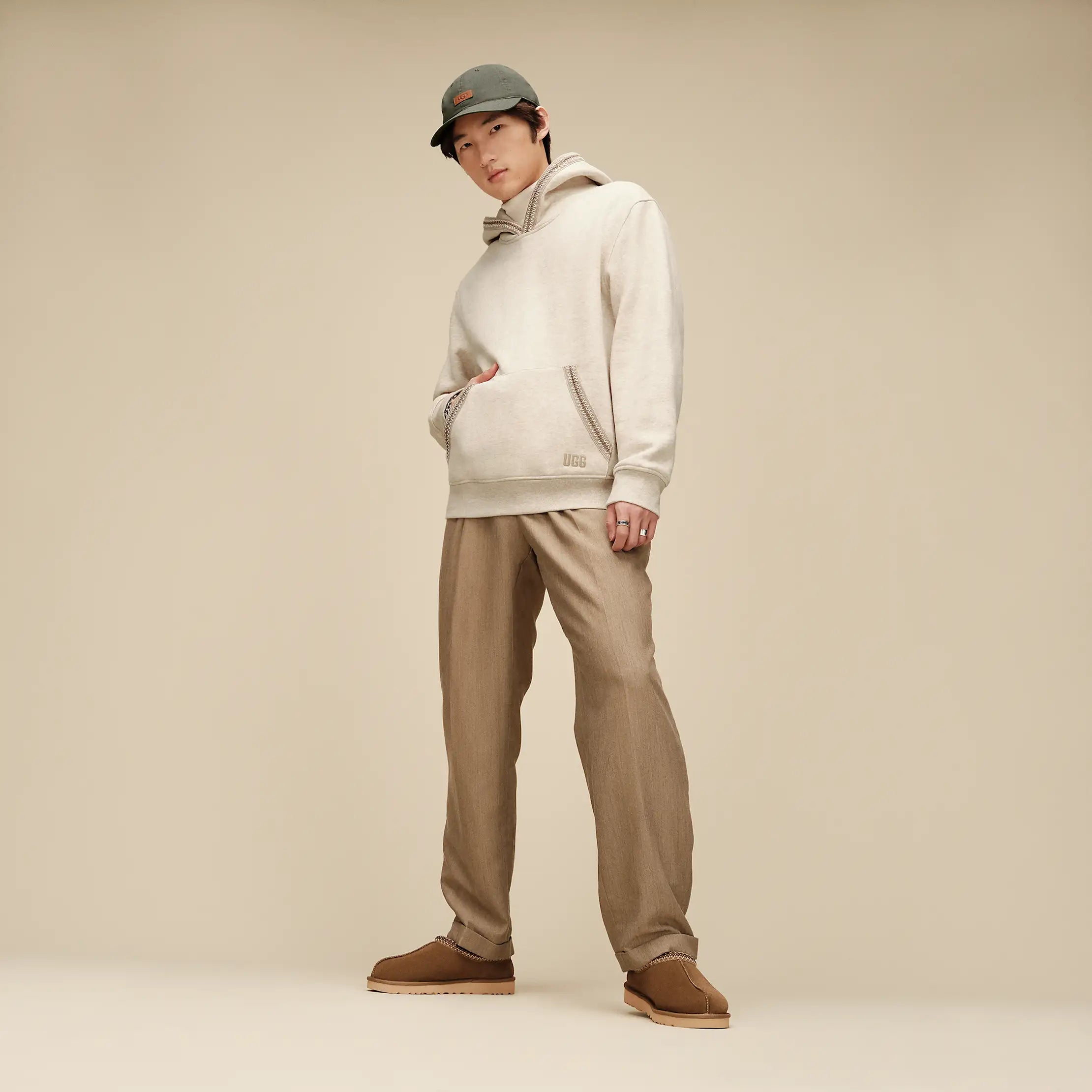 Men's Tasman Hoodie - CARIBOU HEATHER