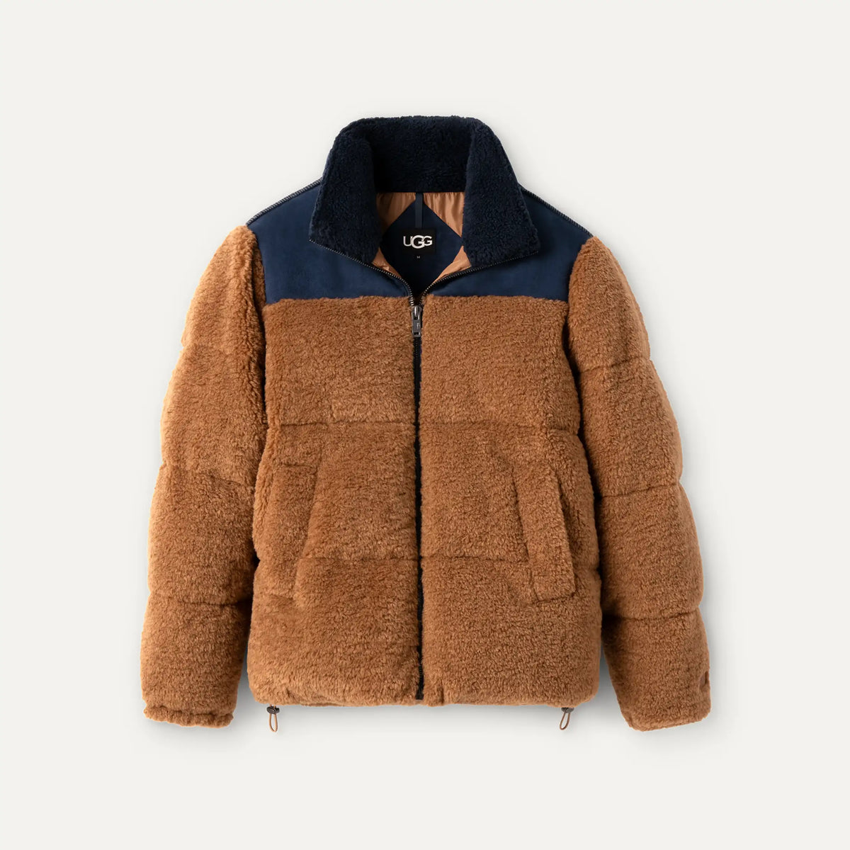 Men's Emette UGGfluff Puffer Jacket - CHESTNUT / MARINER