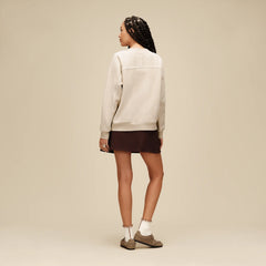Women's Classic Crewneck - SAND HEATHER