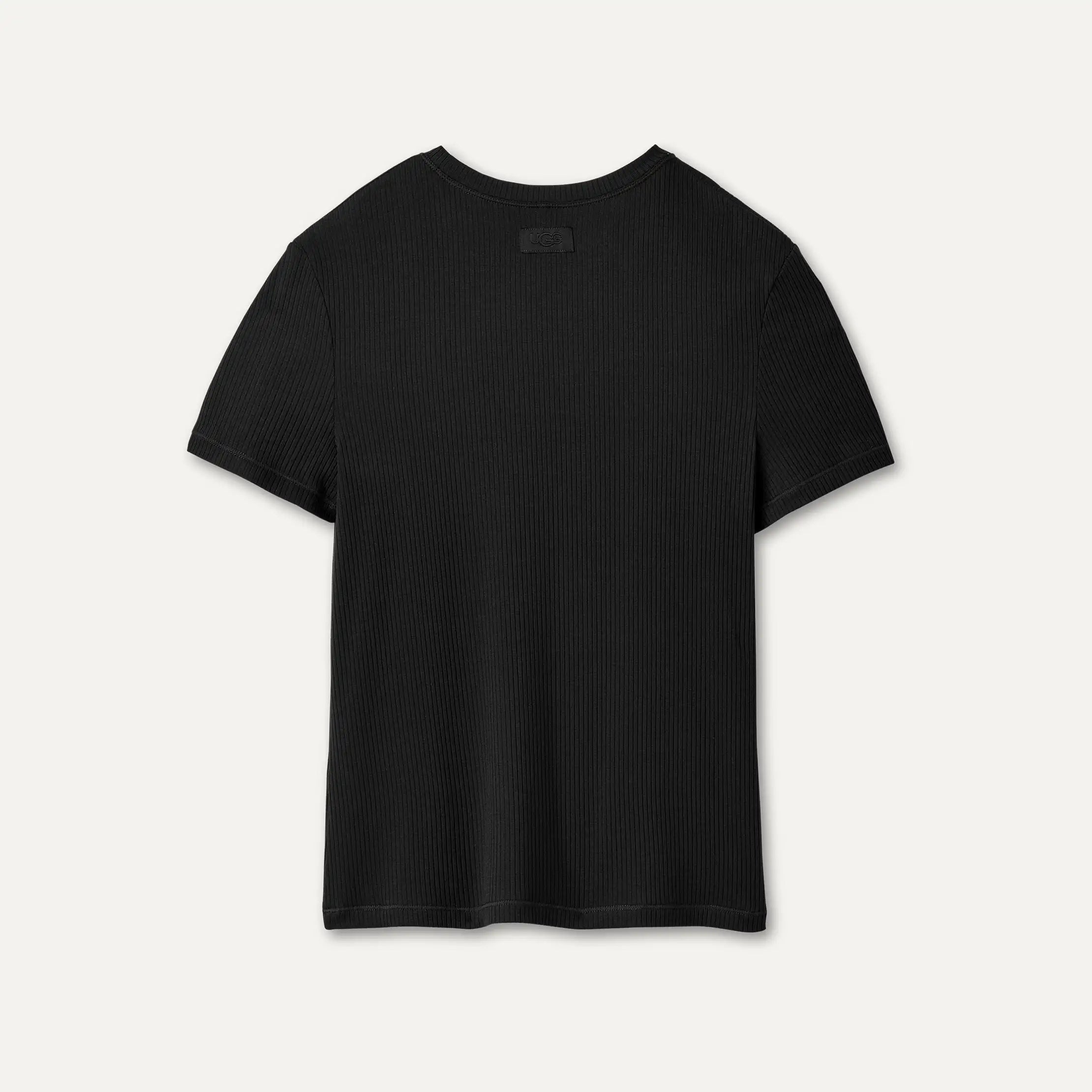 Women's Miriam Baby Tee Rib - BLACK