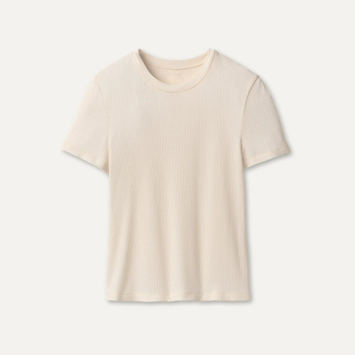 Women's Miriam Baby Tee Rib - NIMBUS