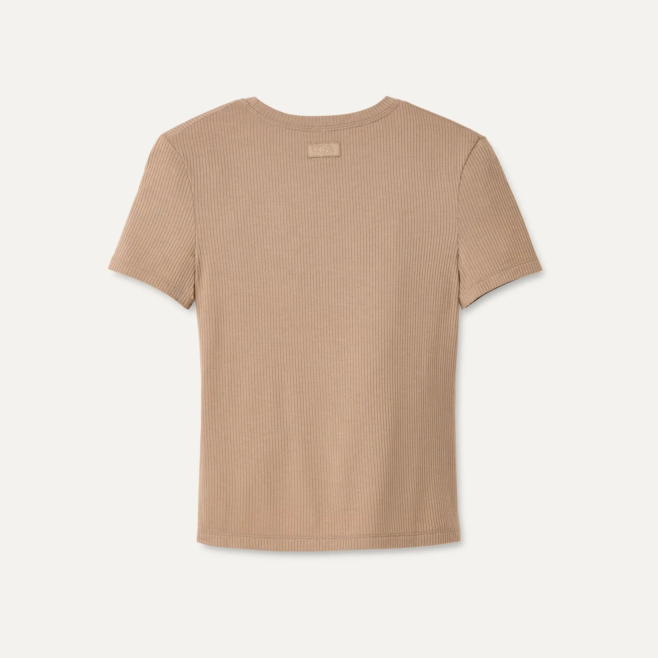 Women's Miriam Baby Tee Rib - SILVER TAUPE