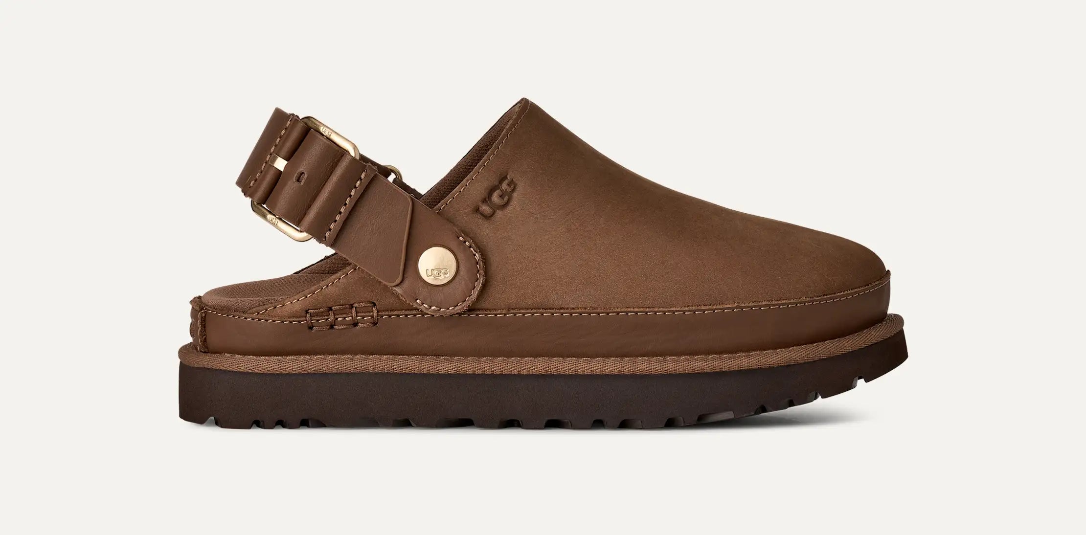Women's Goldenstar Villa Clog - DARK CHESTNUT