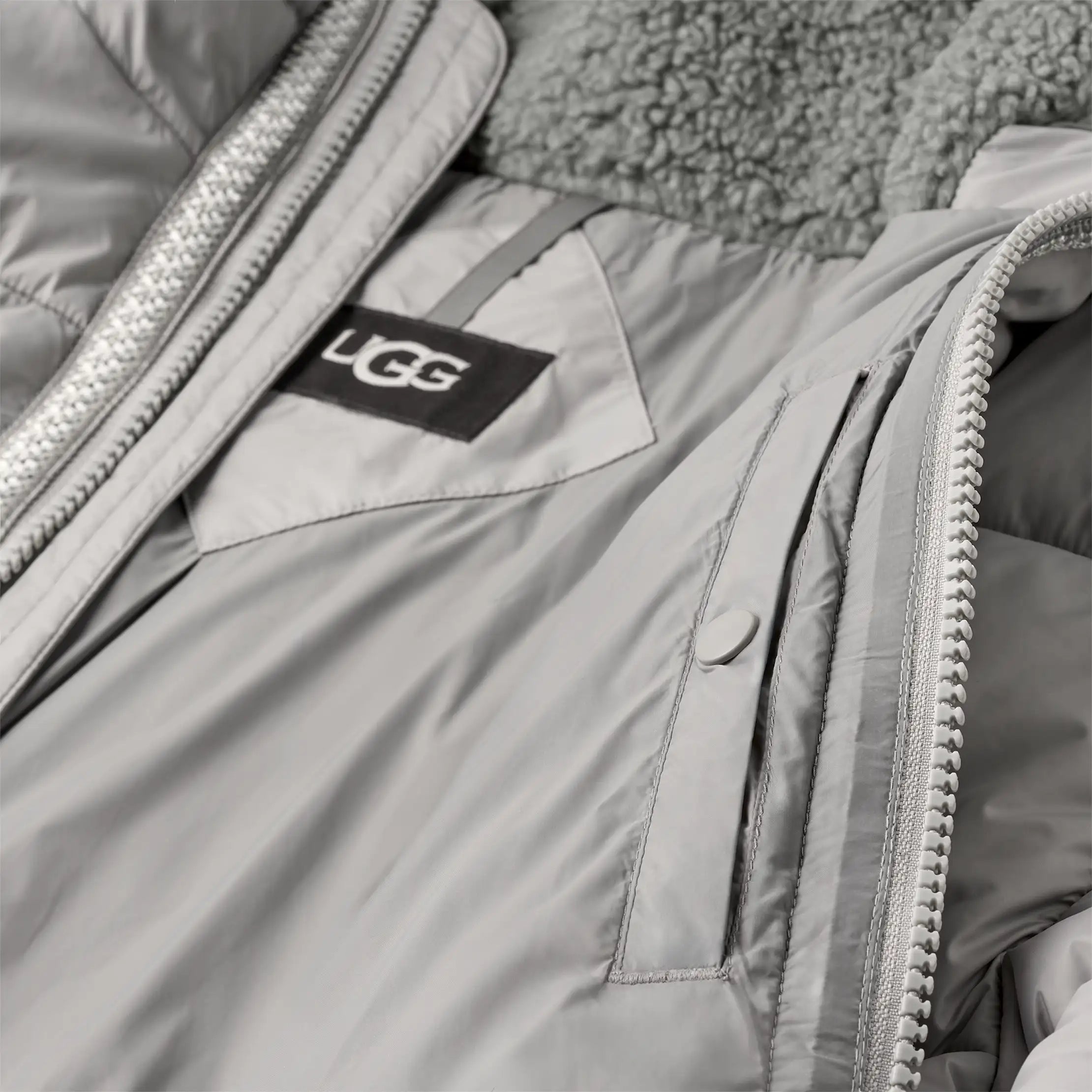 Men's Xayden UGGbraid Puffer Jacket - COBBLE