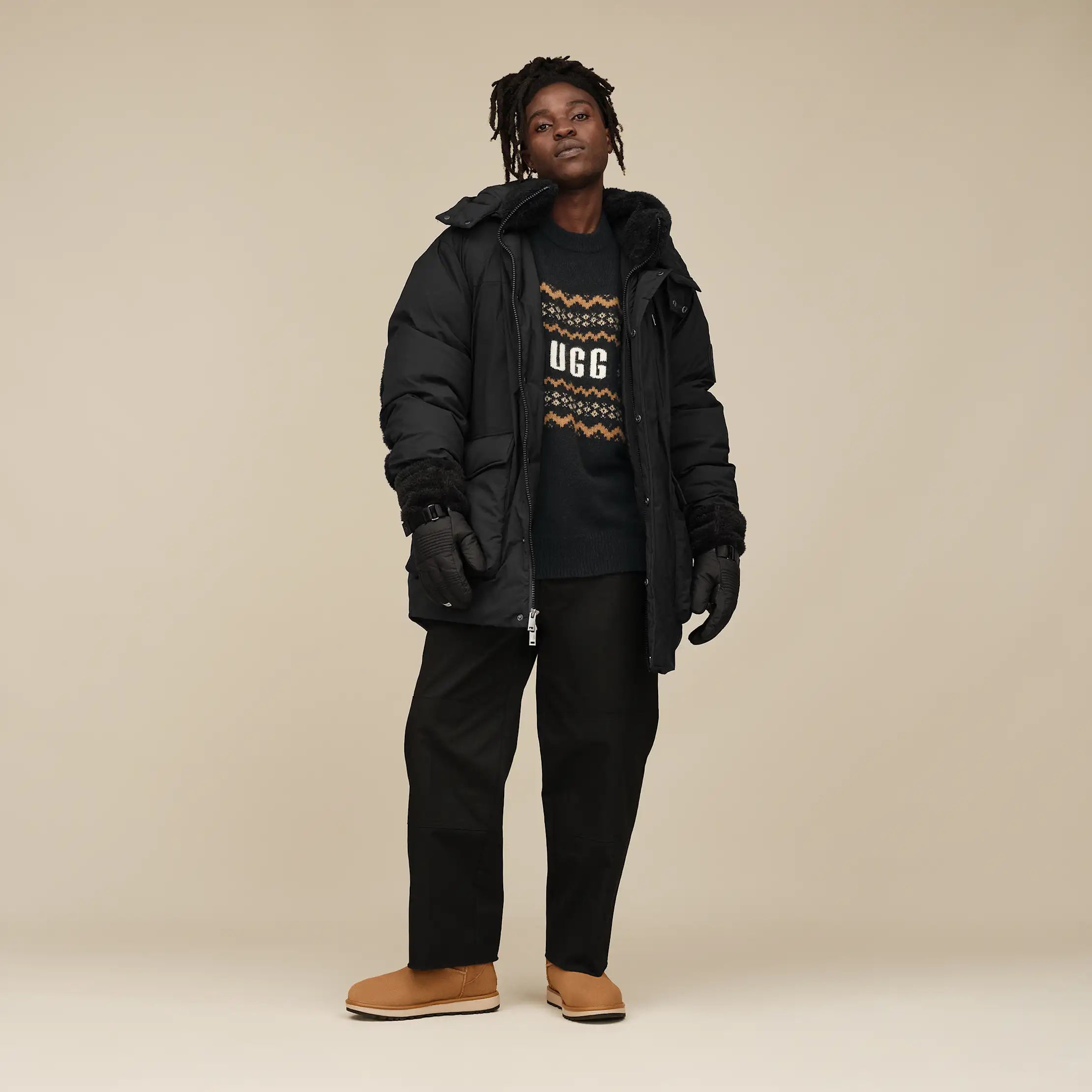 Men's Eamon Down Parka - BLACK
