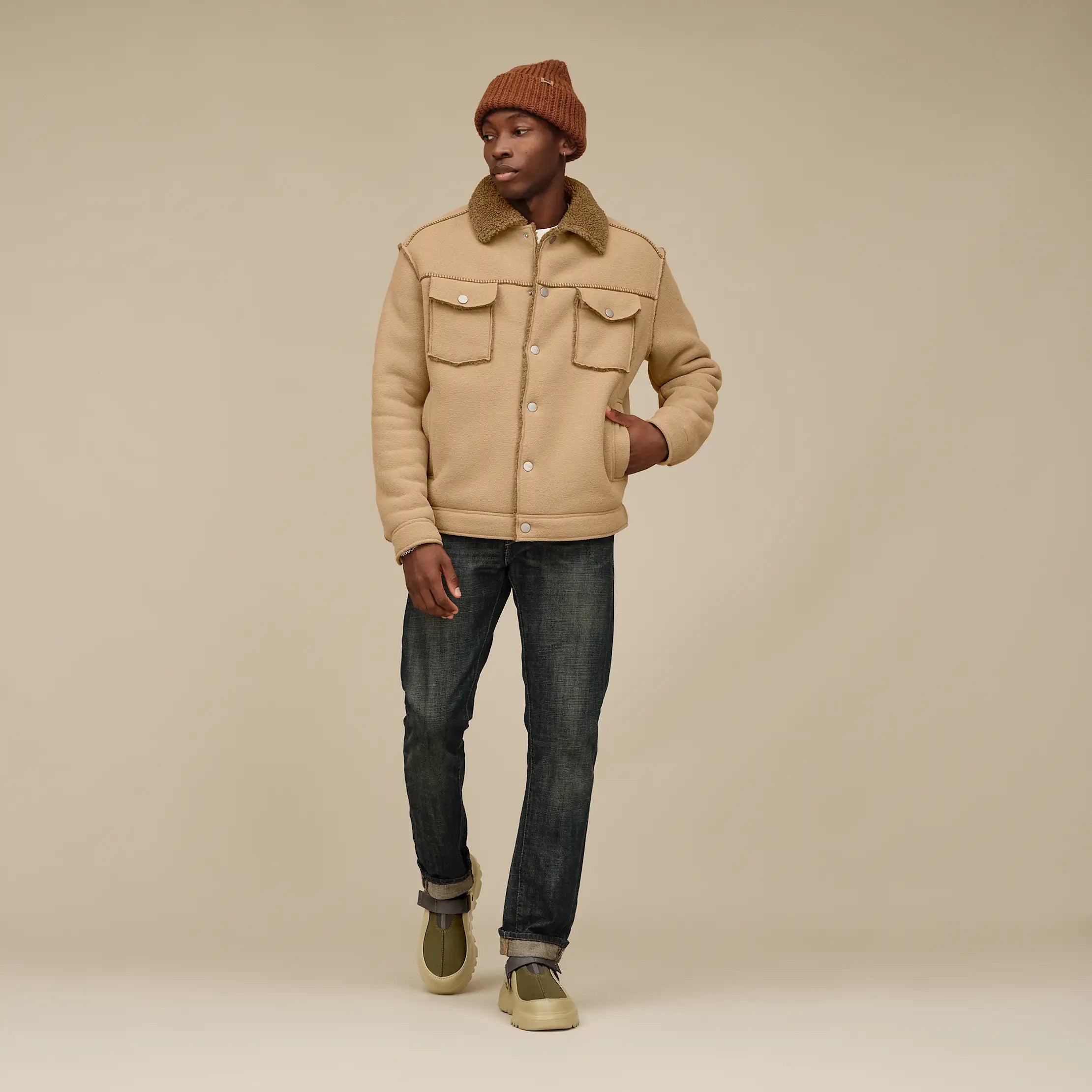 Men's Janson UGGfluff Jacket II - SAND