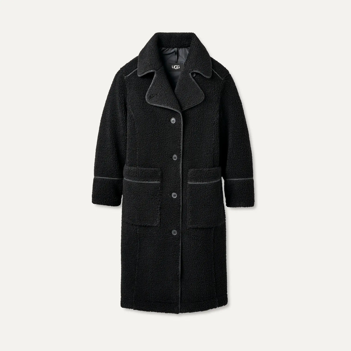 Women's Sema UGGfluff Coat - BLACK