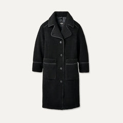 Women's Sema UGGfluff Coat - BLACK