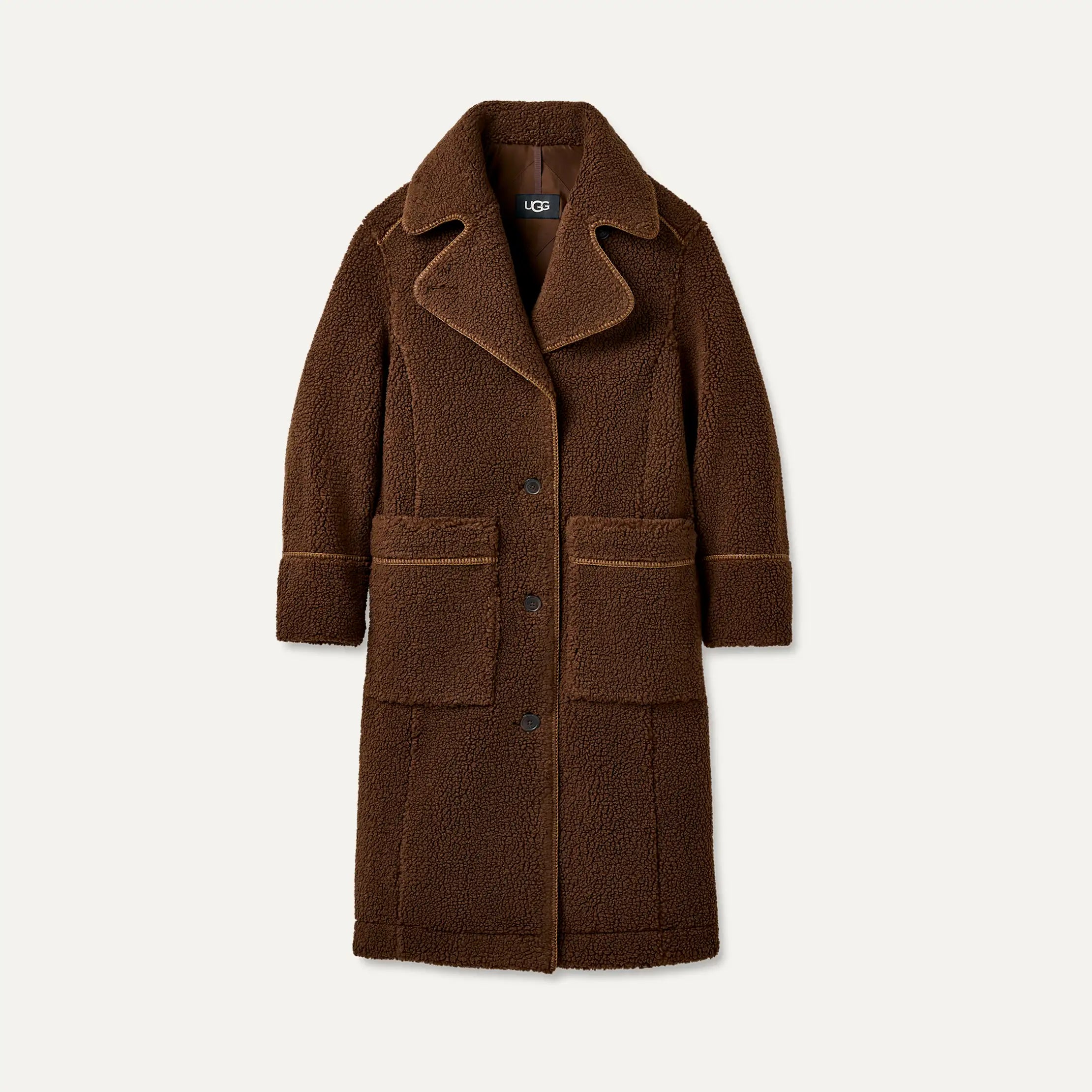Women's Sema UGGfluff Coat - DEEP NUTMEG
