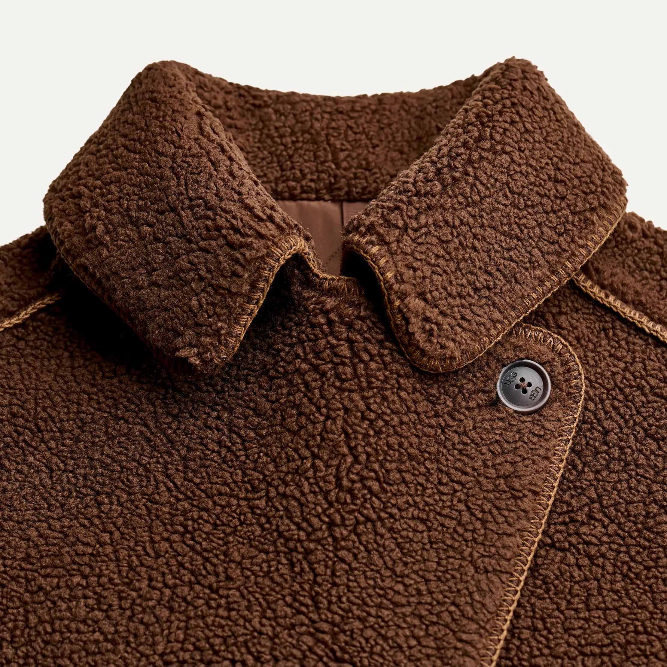 Women's Sema UGGfluff Coat - DEEP NUTMEG