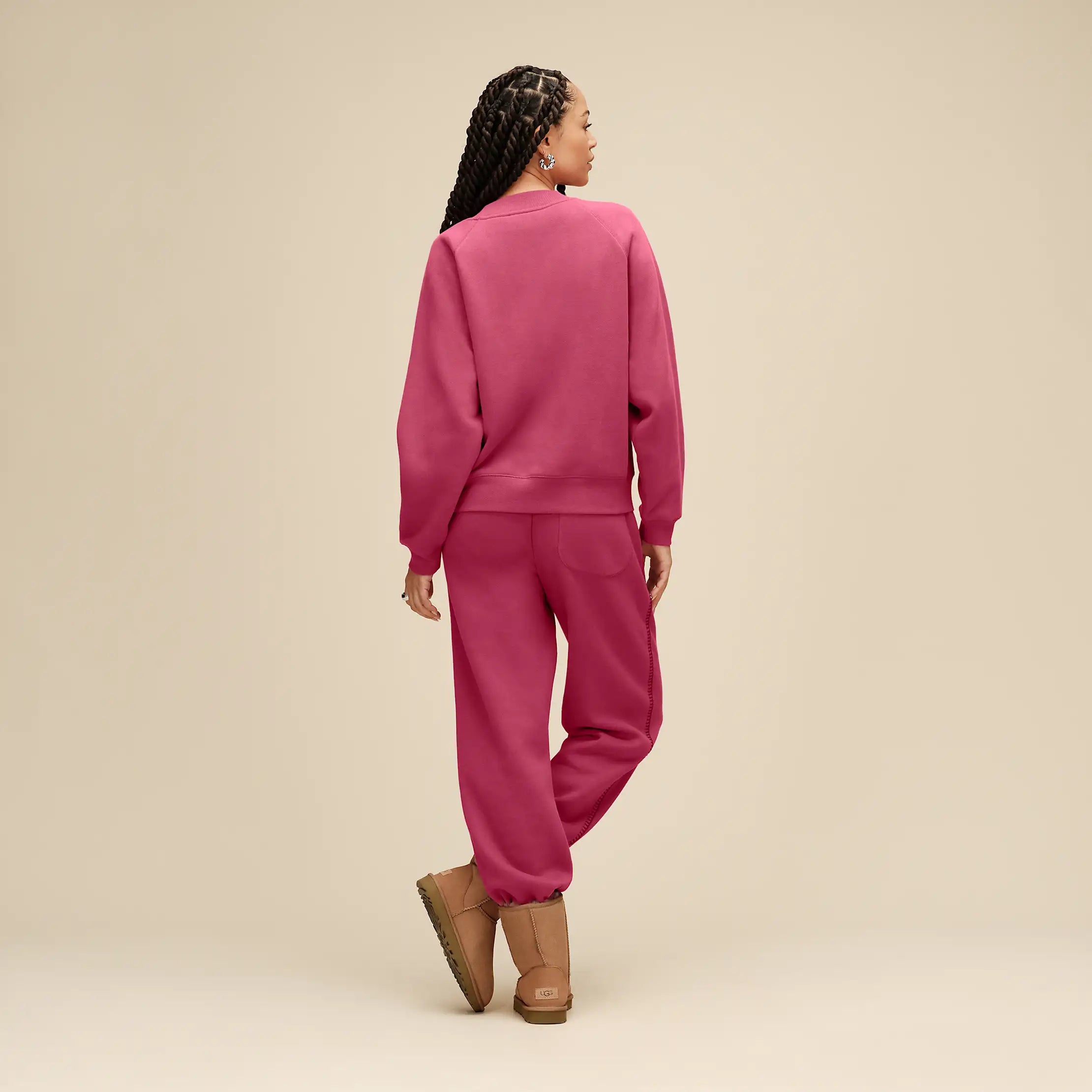 Women's UGG Logo Crewneck - STRAWBERRY