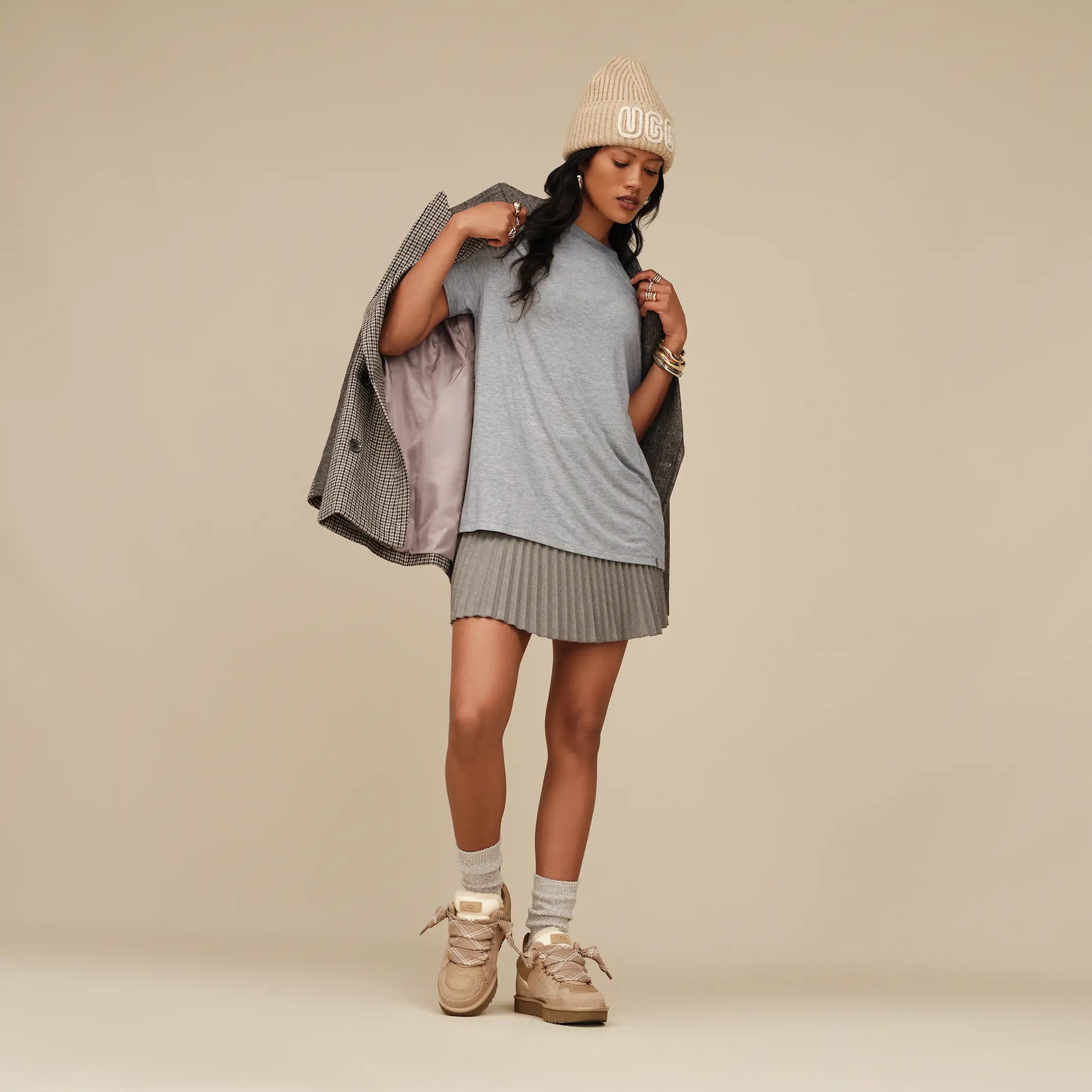 Women's Amarys Relaxed Tee - GREY HEATHER