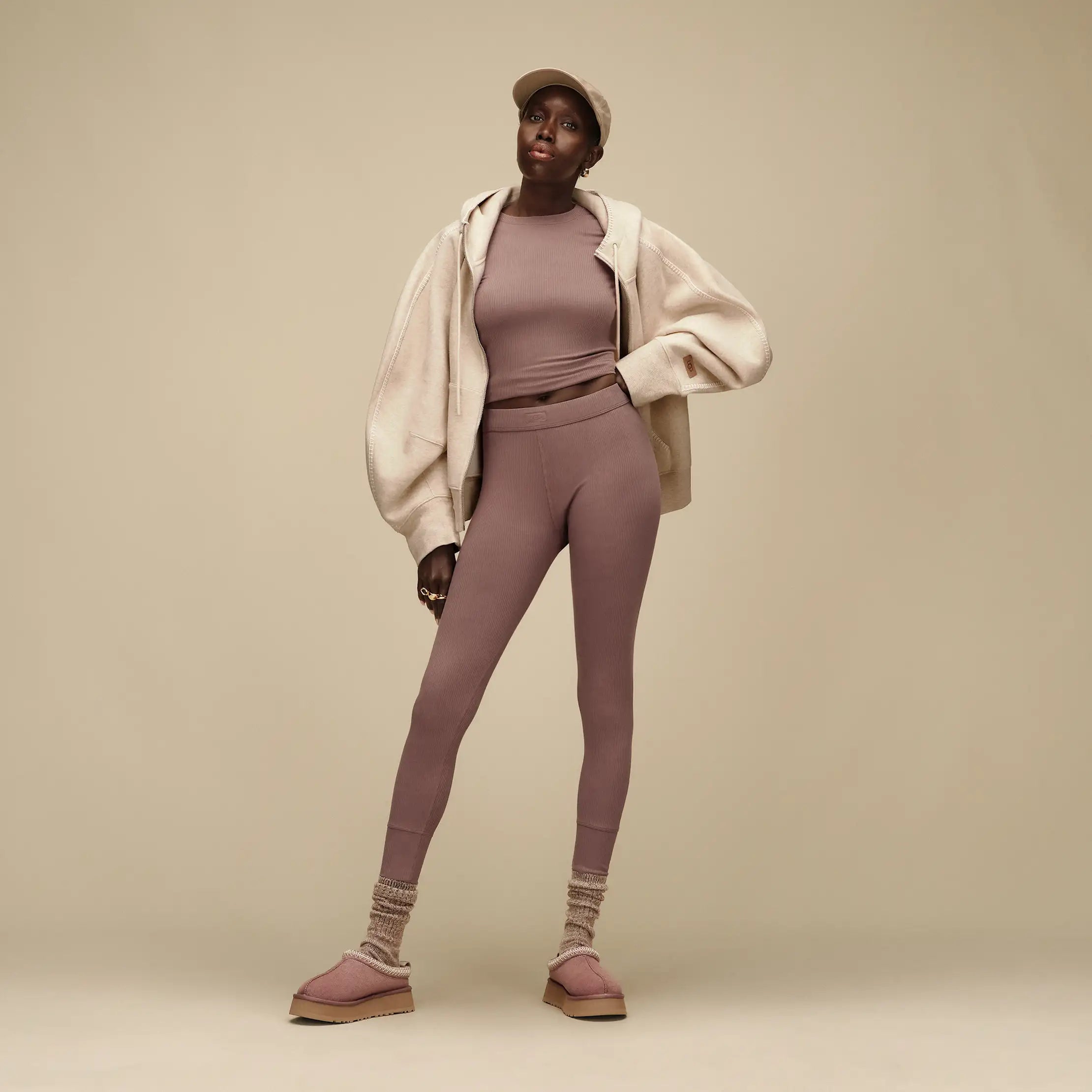 Women's Paloma Legging II Rib - ALLSPICE