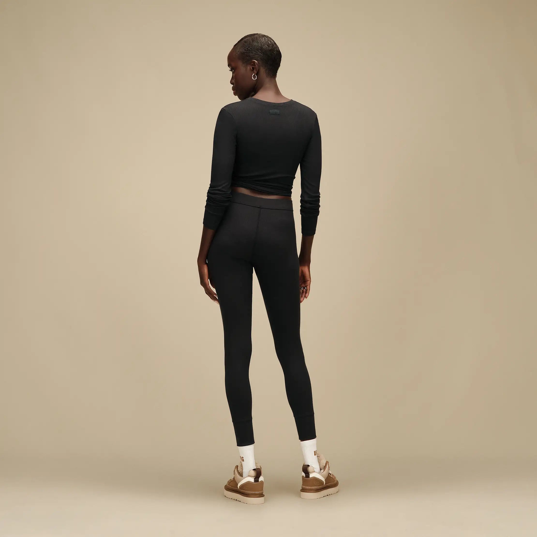 Women's Paloma Legging II Rib - BLACK