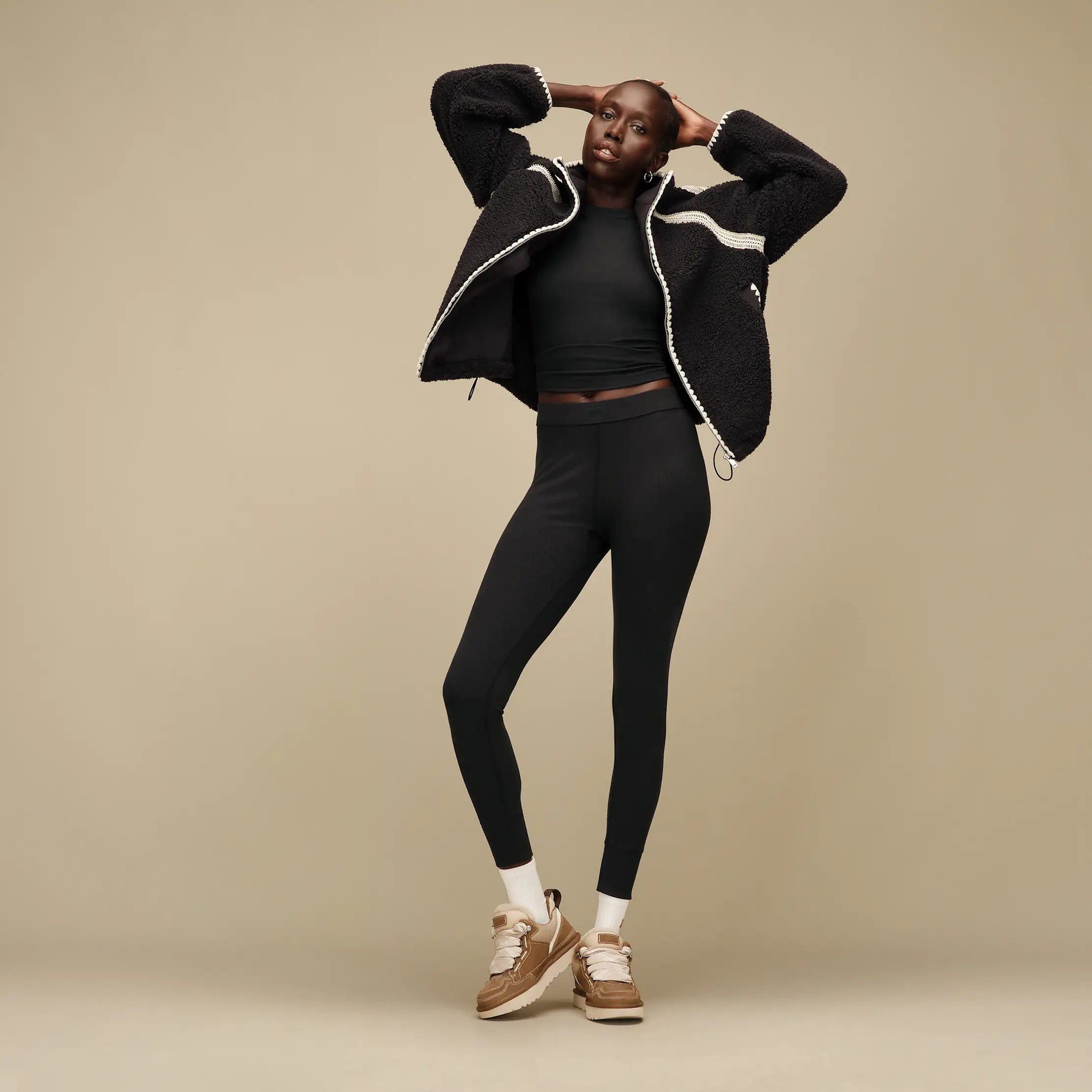 Women's Paloma Legging II Rib - BLACK