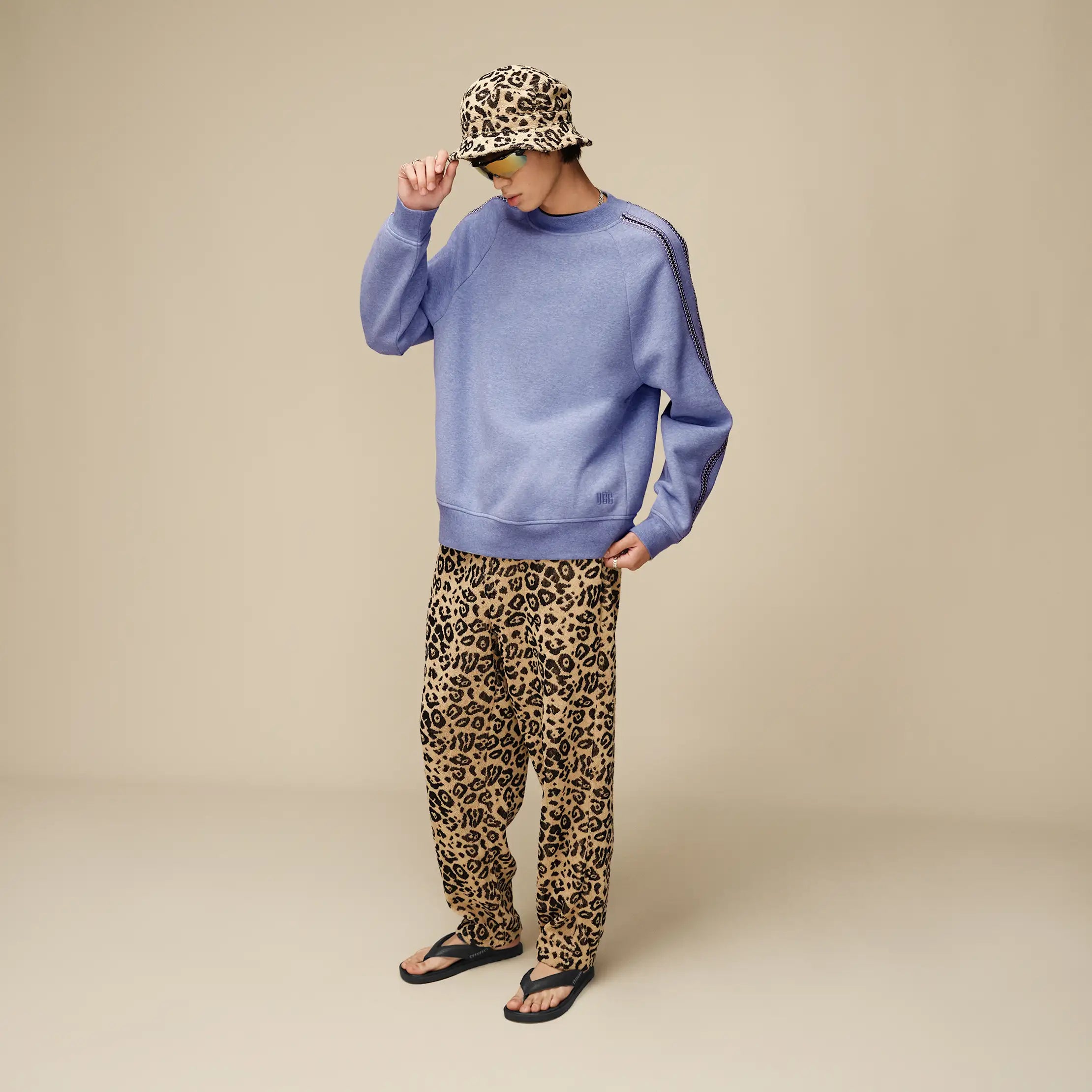 Men's Tasman Crewneck - DUSTED IRIS HEATHER
