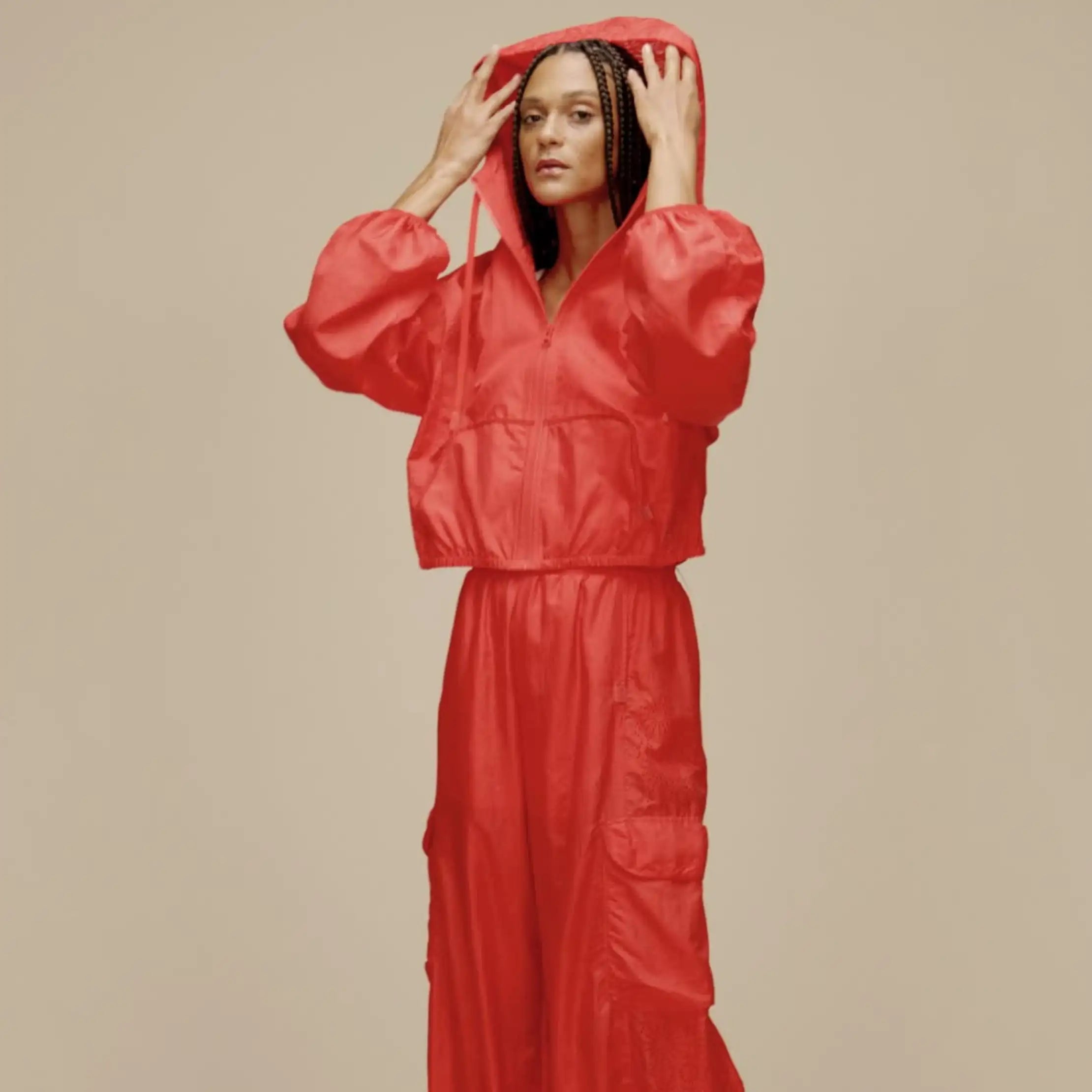 Women's Chiara Full-Zip Hooded Jacket - LOBSTER