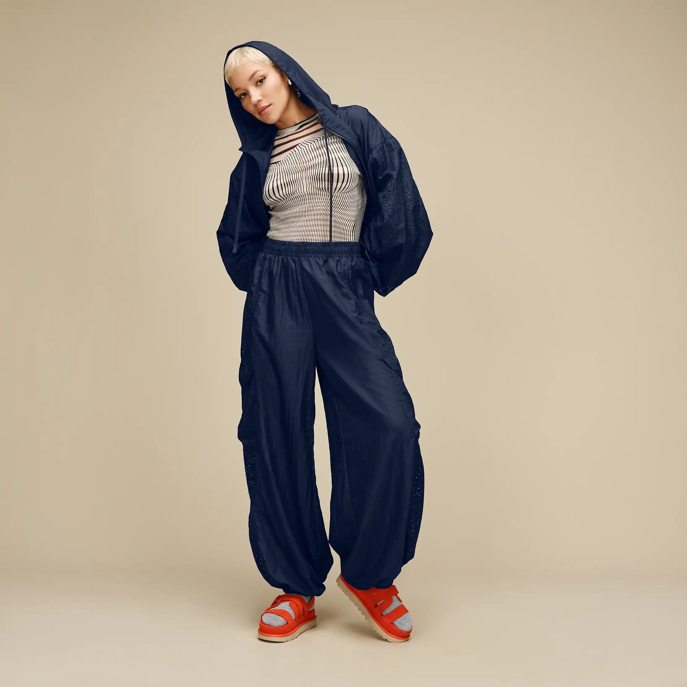 Women's Giavanni Balloon Cargo Pant - NAVY