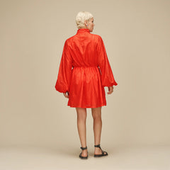 Women's Kynlee Zip Front Dress - LOBSTER