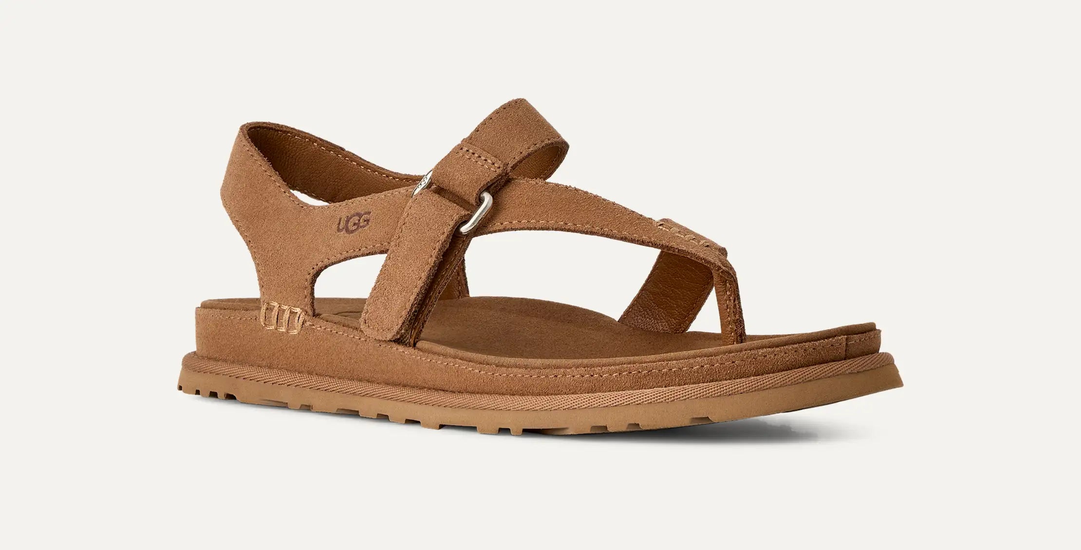 Women's GoldenGaze Toe Post - CHESTNUT