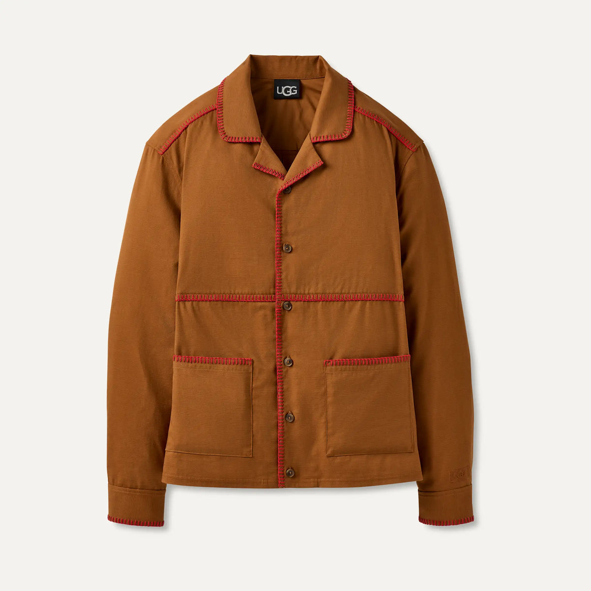 Men's Zakari Top - BROWN MUSTARD