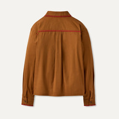 Men's Zakari Top - BROWN MUSTARD