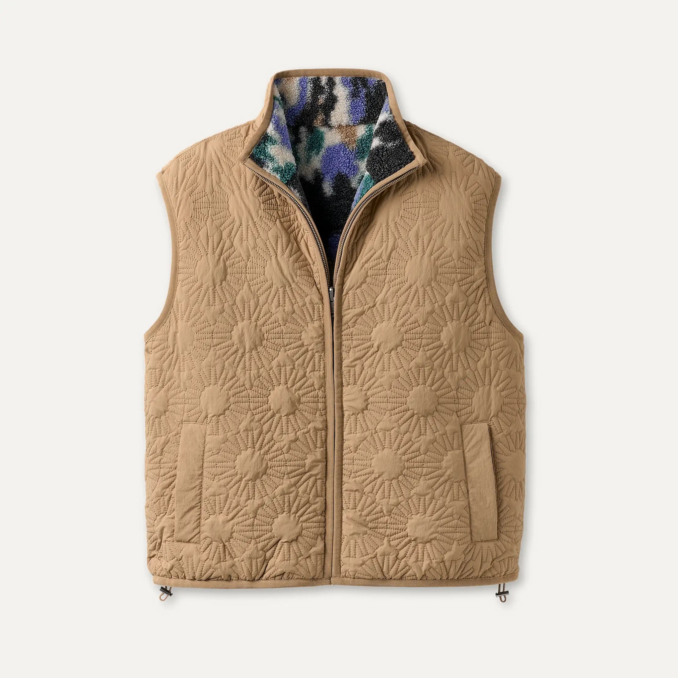 All Gender Sun Splatter Reversible Vest - BETTA MULTI
