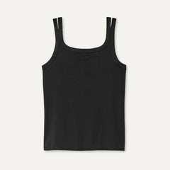 Women's Nael Tank Rib - BLACK