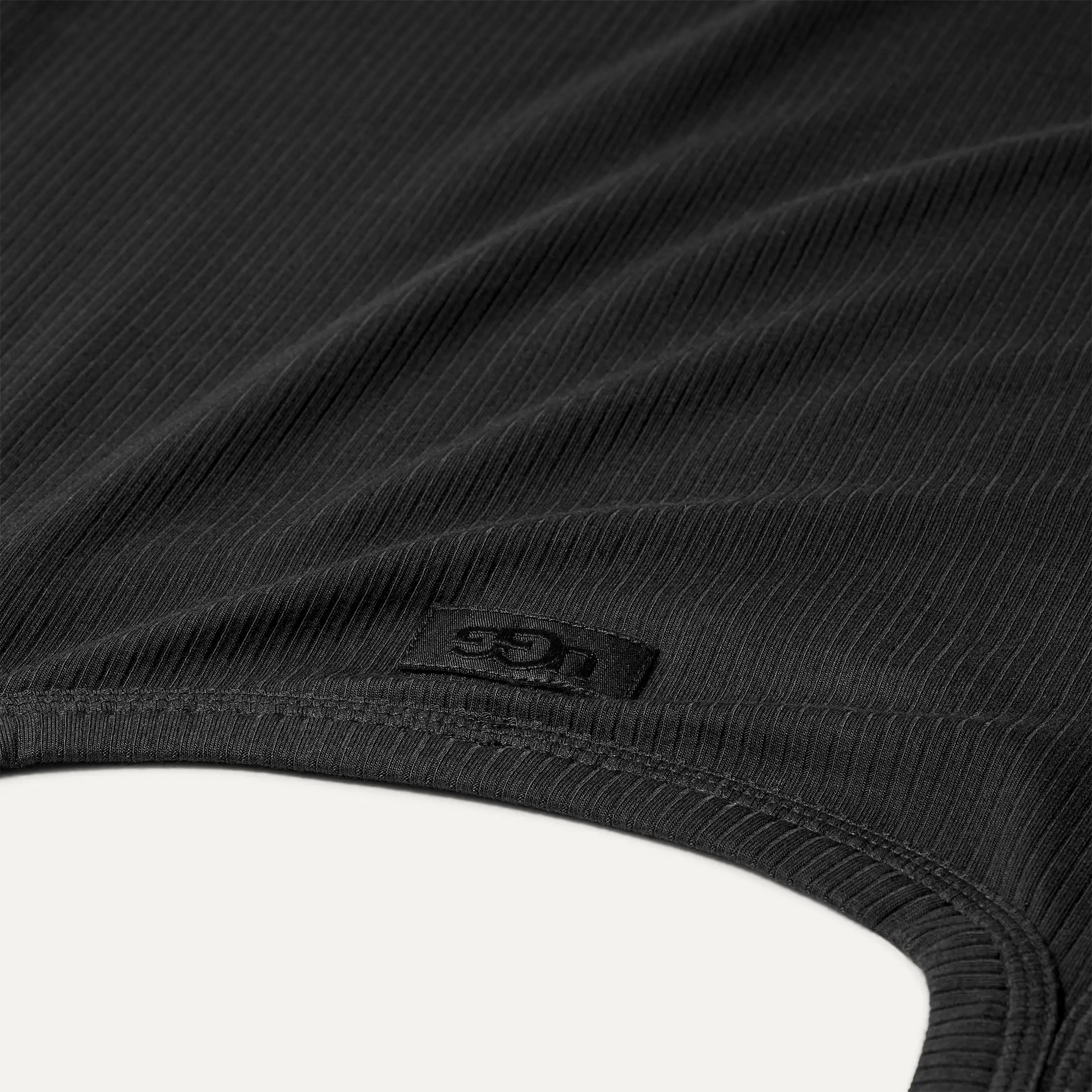 Women's Nael Tank Rib - BLACK