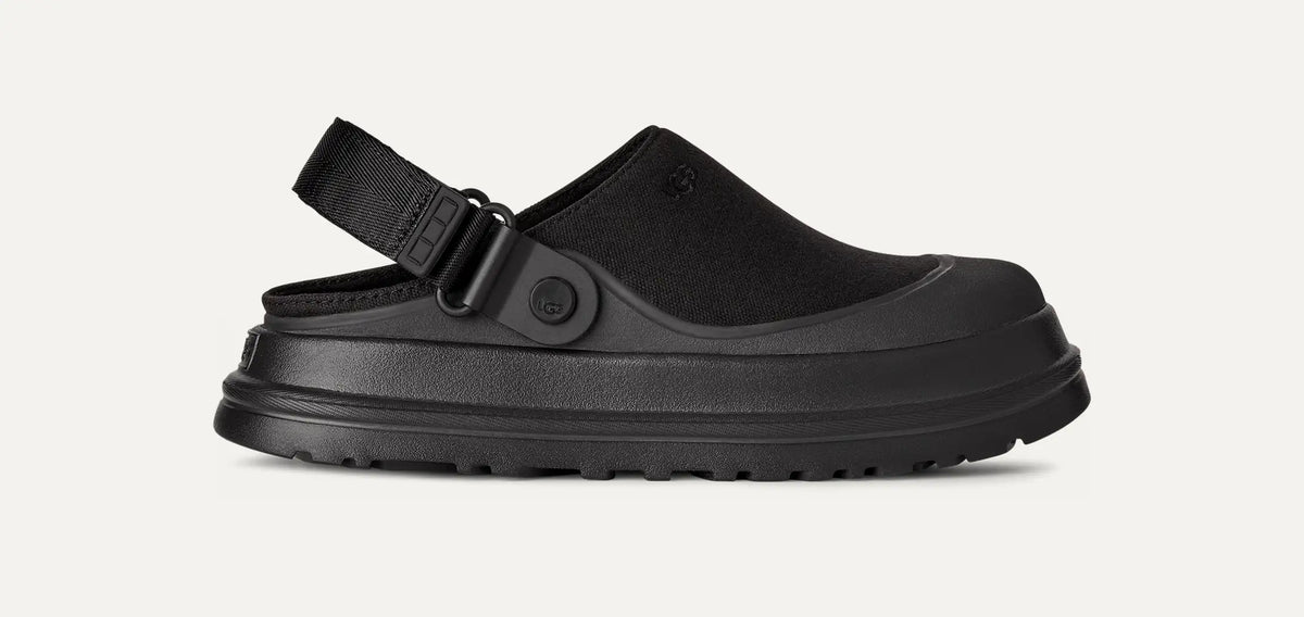 Women's GoldenGlow Canvas Clog - BLACK