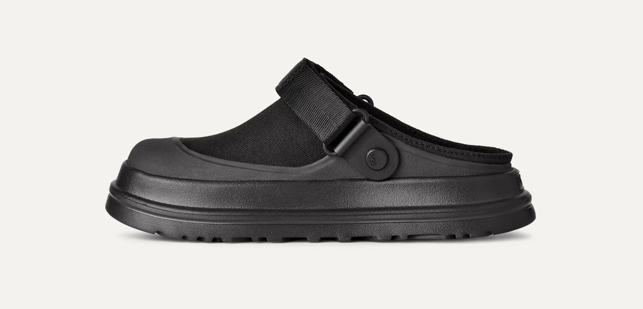 Women's GoldenGlow Canvas Clog - BLACK