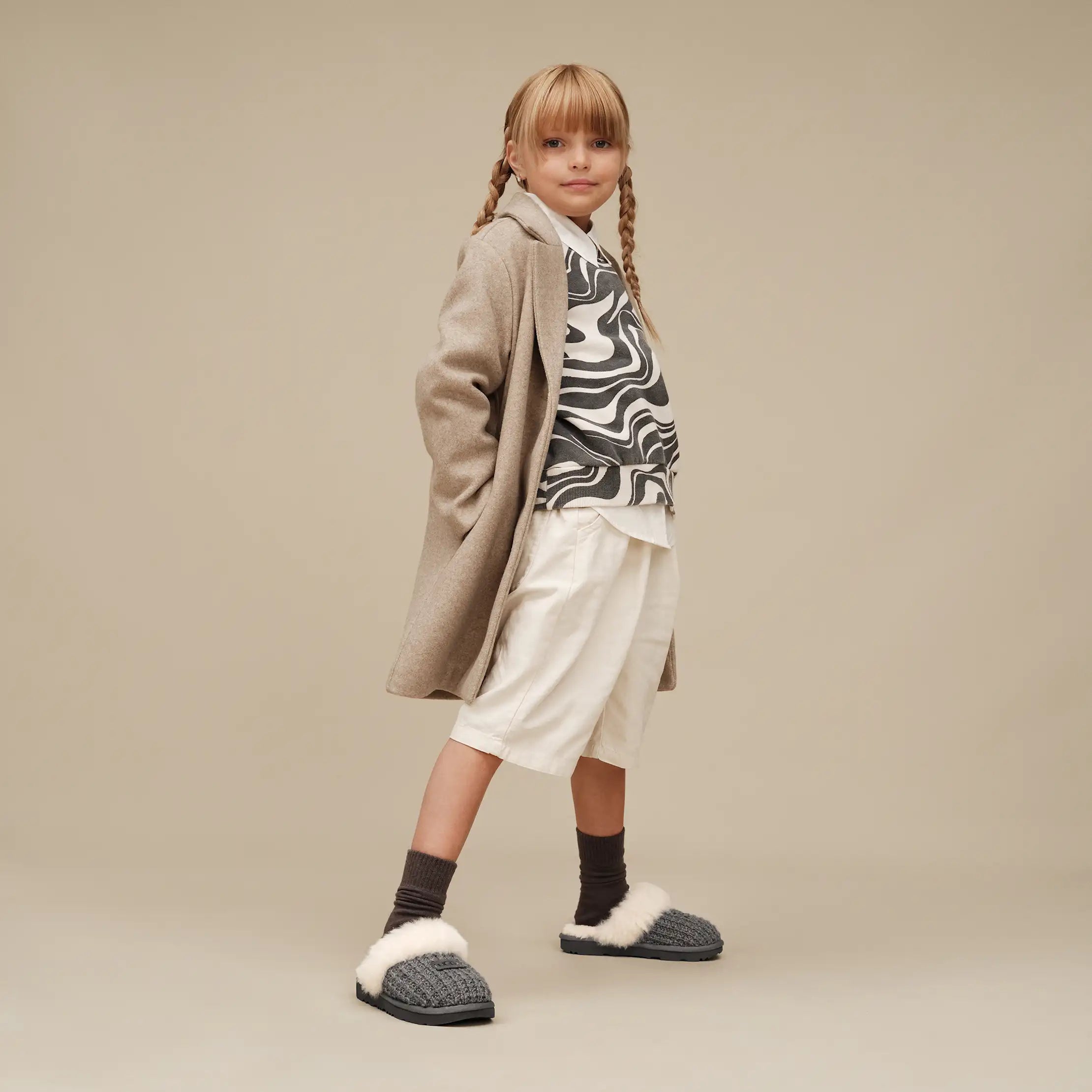 Toddlers / Big Kids' Cozy II Knit - CHARCOAL