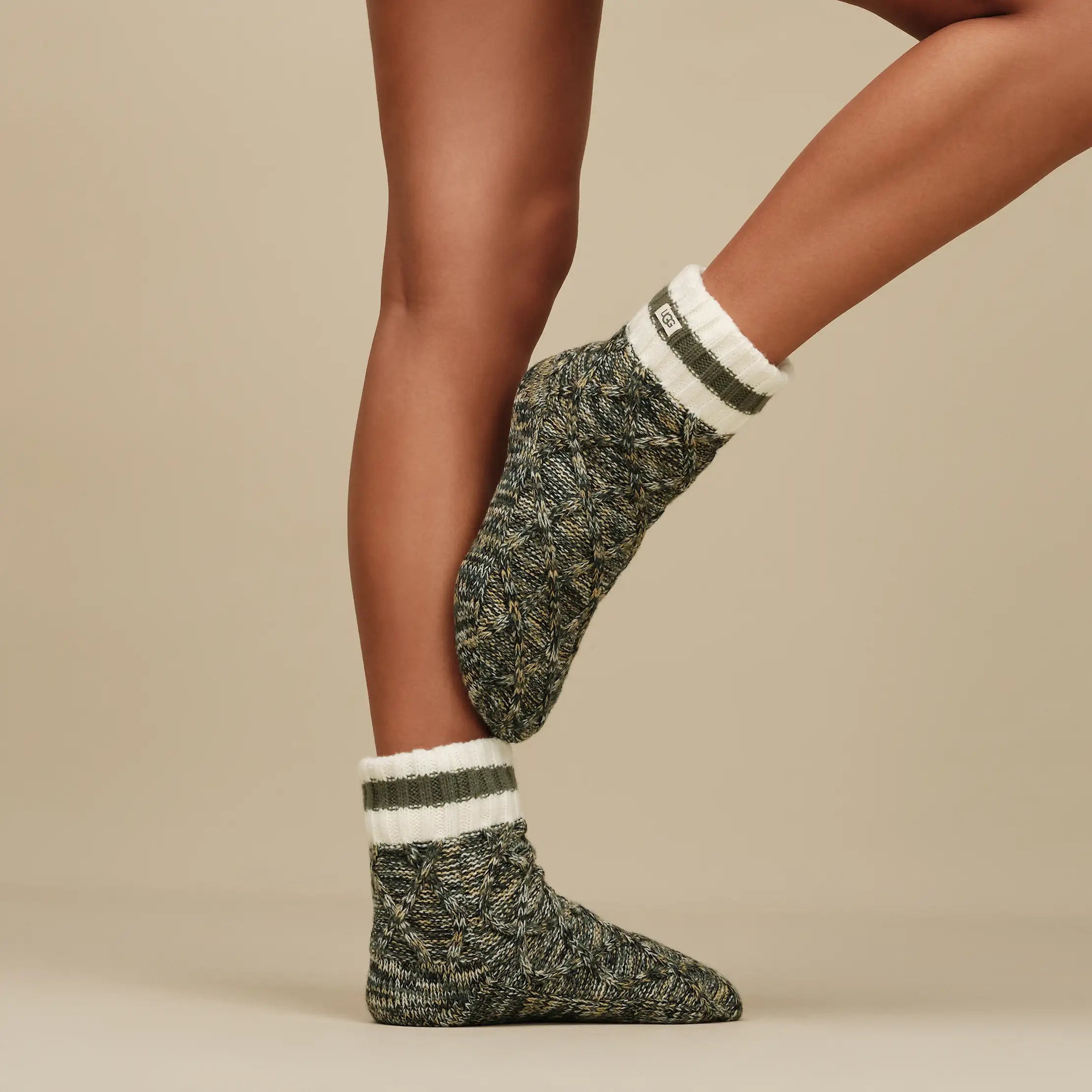 Women's Deedee Fleece Lined Quarter II - GREEN STONE