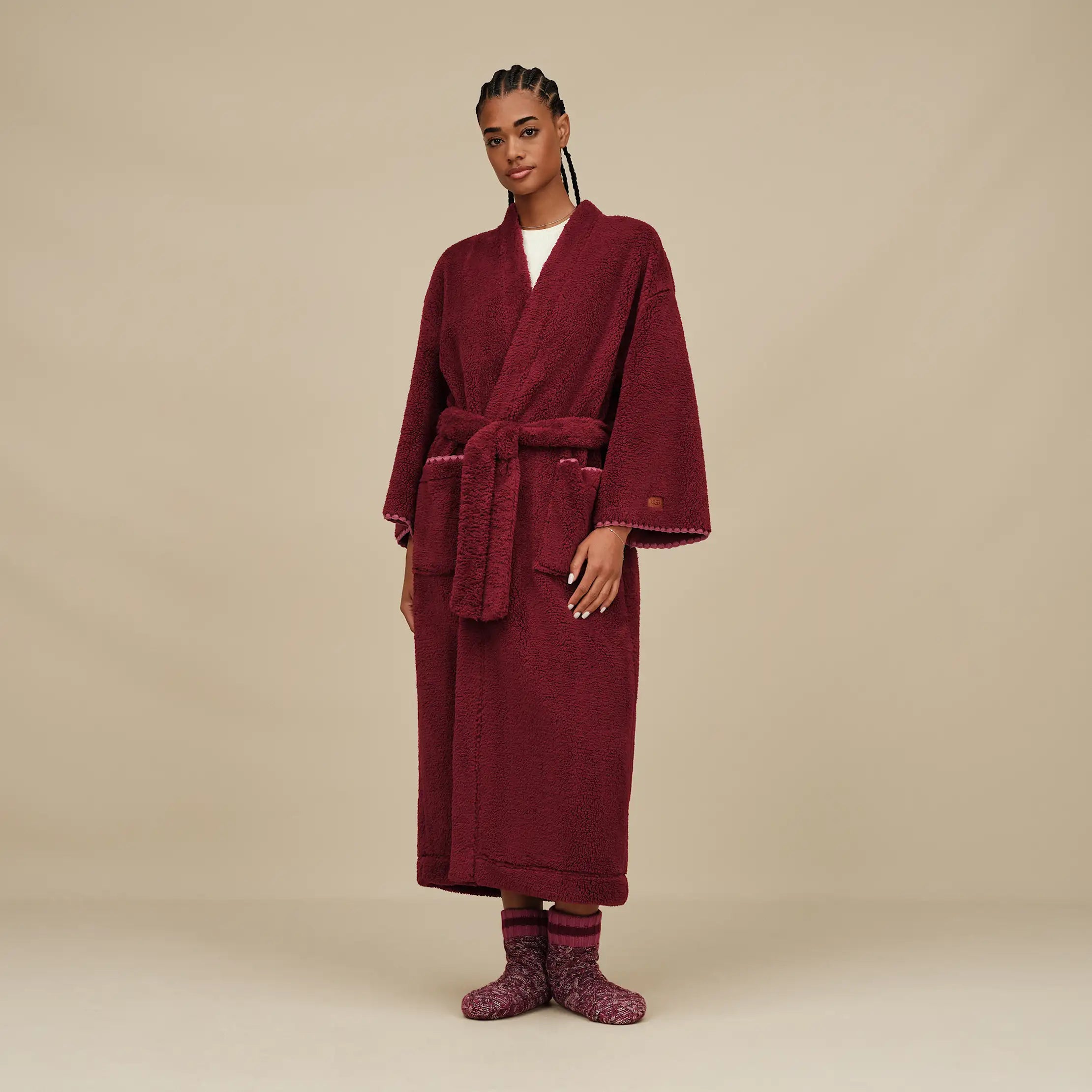 Women's Deedee Fleece Lined Quarter II - STRAWBERRY