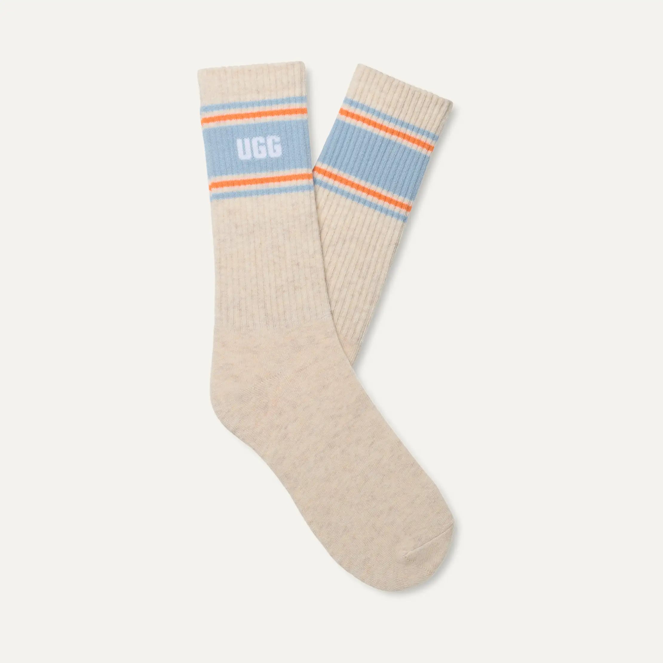 Women's Jedlyn Varsity Crew - NIMBUS HEATHER / CLEAR SAPPHIRE