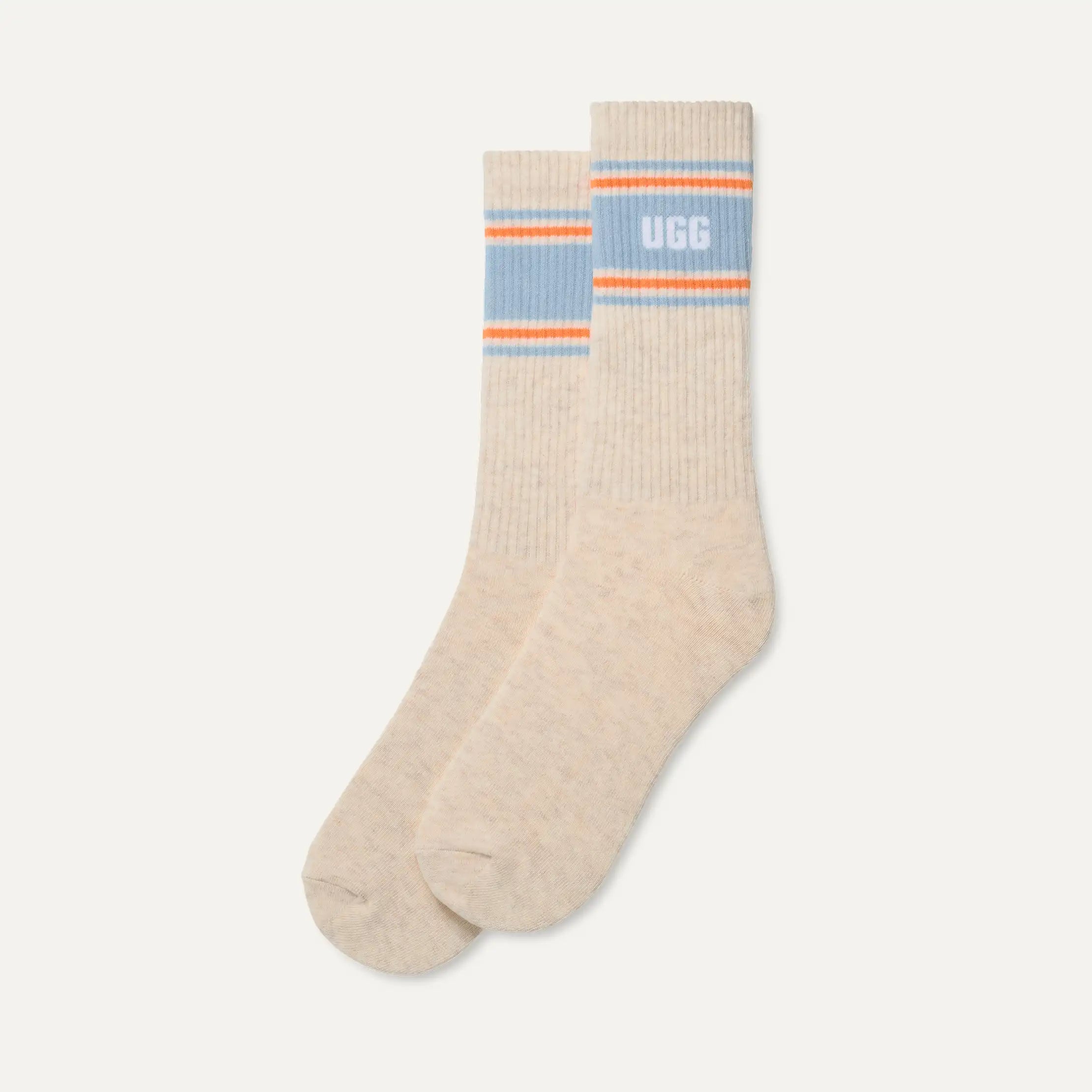 Women's Jedlyn Varsity Crew - NIMBUS HEATHER / CLEAR SAPPHIRE