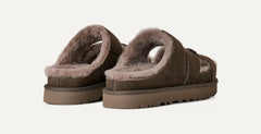 Women's Greenport Cross Strap Slide - DENSE SMOKE
