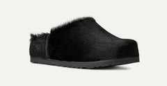 Women's Otzo Calf Hair Clog - BLACK