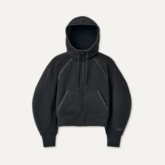 Women's Classic Full-Zip Hoodie - BLACK