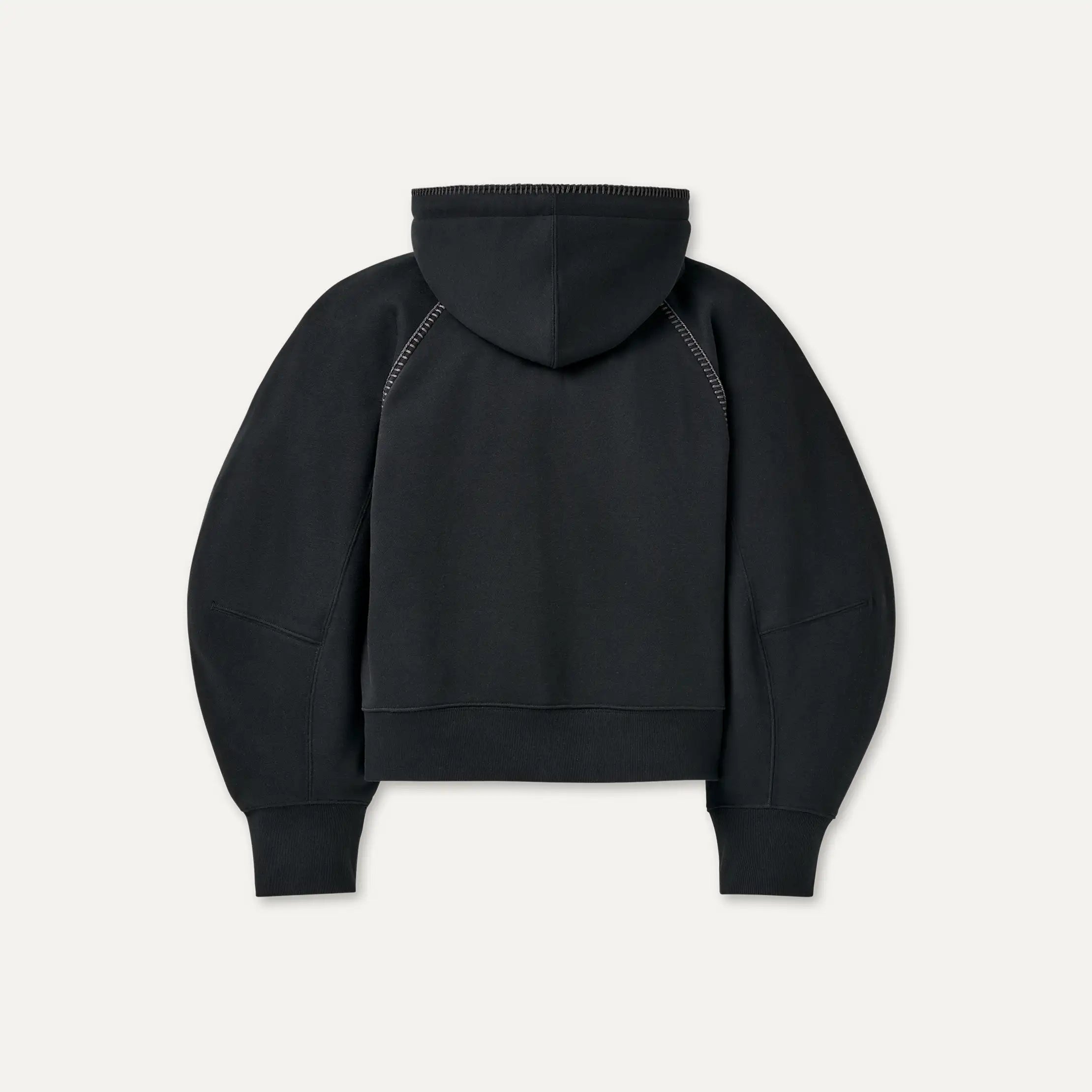 Women's Classic Full-Zip Hoodie - BLACK