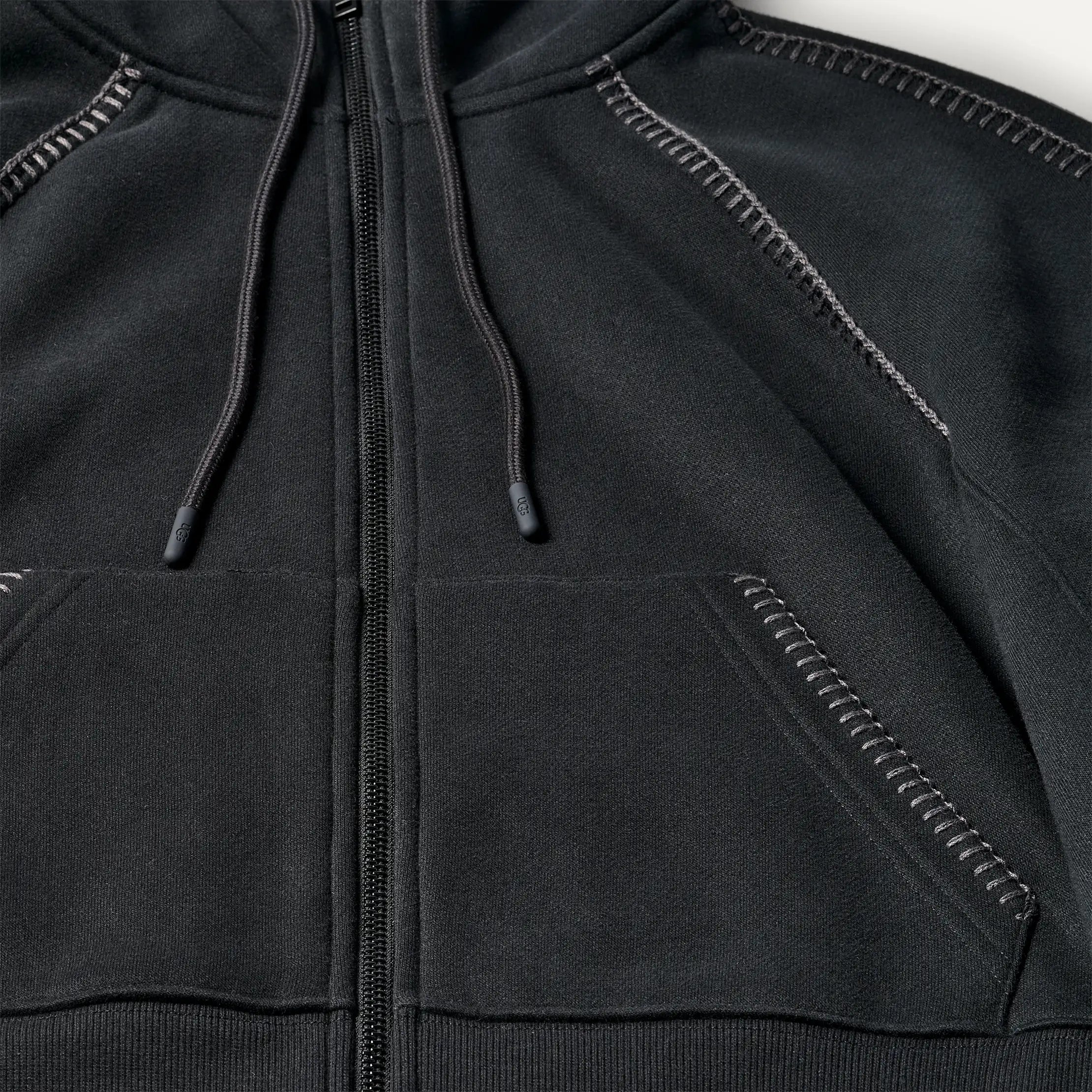 Women's Classic Full-Zip Hoodie - BLACK