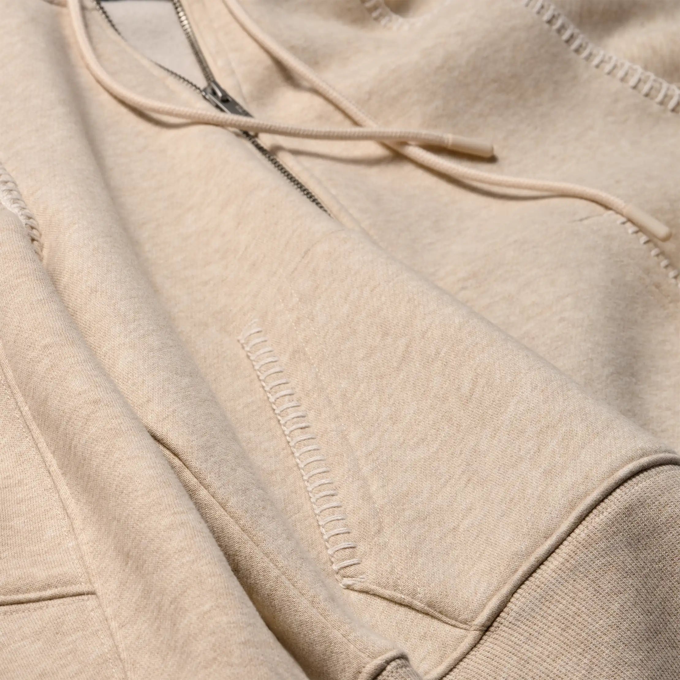 Women's Classic Full-Zip Hoodie - SAND HEATHER