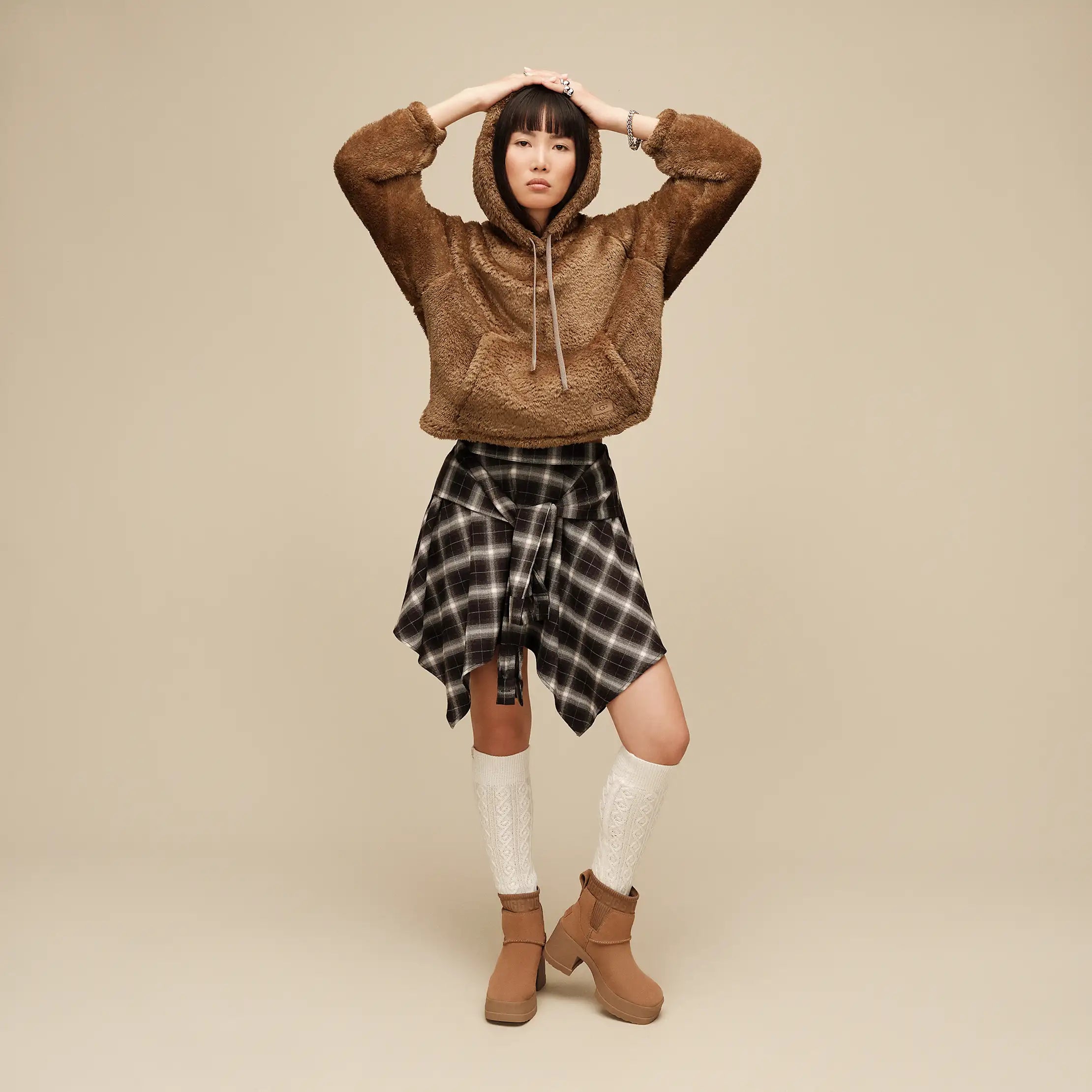 Women's Loyra Hoodie II - COFFEE GROUNDS