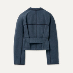 Women's Rina Button-Up Top - INDIGO HEATHER